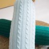 Picture of CANDY STYLE Hand Knit Bolster Cushion with Inner (20cmx20cmx60cm) - Green