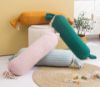 Picture of CANDY STYLE Hand Knit Bolster Cushion with Inner (20cmx20cmx60cm) - Mustard