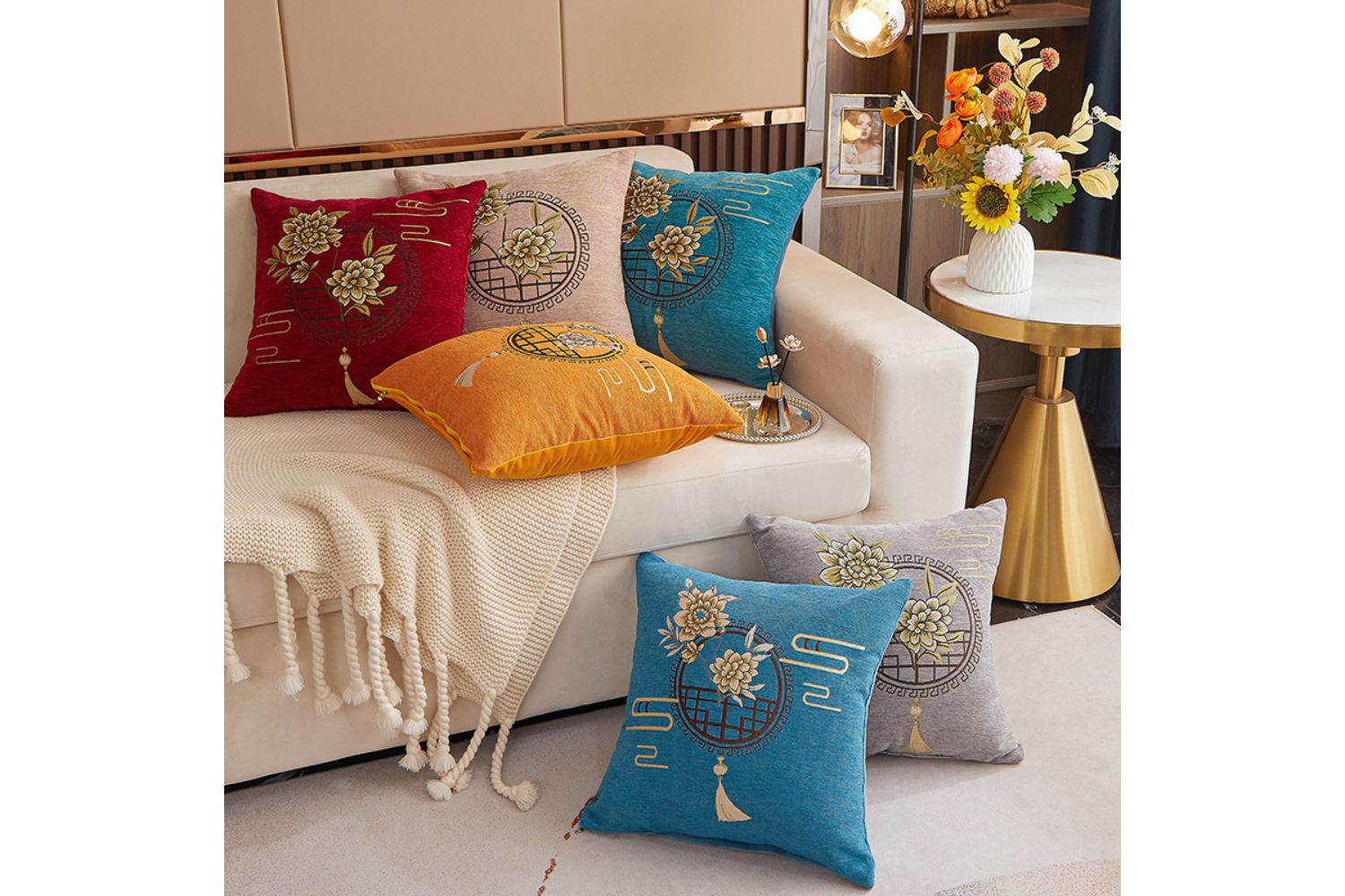 Oriental Pattern Cushion