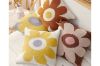 Picture of DAISY Floral Style Square Jacquard Cushion with Inner (45cmx45cm)