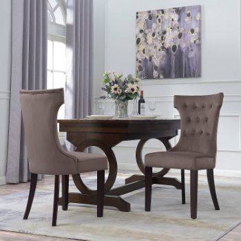 Picture for manufacturer JORDAN Tufted Winged Back Dining Chair Range
