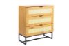 Picture of SAILOR 3 DRW Chest/Tallboy With Rattan (Oak Colour)