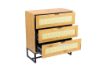 Picture of SAILOR 3 DRW Chest/Tallboy With Rattan (Oak Colour)