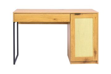 Picture of SAILOR 120 Office Desk with Rattan (Oak)