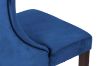 Picture of JORDAN Tufted Winged Back Dining Chair (Blue)