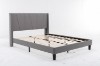 Picture of ALASKA Fabric Bed Frame in Single/Double/Queen/Eastern King (Grey)