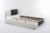 Picture of VANCOUVER Vinyl Bed Frame in Queen Size (Black & White)