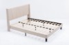 Picture of ALASKA Fabric Bed Frame in Single/Double/Queen/Eastern King Size (Beige)