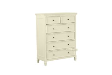 Picture of ELIZABETH 6-Drawer Tallboy (Cream)