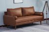 Picture of REYES 3+2 Faux Leather Sofa Range (Brown) - 2 Seater