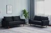 Picture of REYES 3+2 Velvet Sofa Range (Black) - 2 Seater