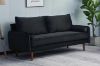 Picture of REYES 3+2 Velvet Sofa Range (Black) - 2 Seater