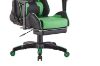 Picture of APOLLO Faux Leather Gaming Chair with Footrest (Green)