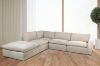 Picture of SKYLAR Feather-Filled Sectional Modular Fabric Sofa (Sandstone)