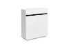 Picture of DETROIT 2-Drawer 2-Door Shoe Cabinet (High Gloss White)