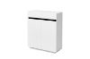 Picture of DETROIT 2-Drawer 2-Door Shoe Cabinet (High Gloss White)