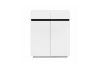 Picture of DETROIT 2-Drawer 2-Door Shoe Cabinet (High Gloss White)