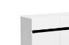 Picture of DETROIT 2-Drawer 3-Door Large Shoe Cabinet (High Gloss White)