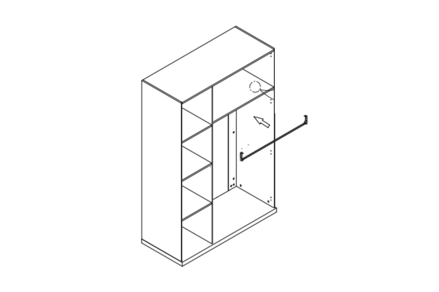YORU 3Door Wardrobe (Natural)