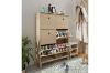 Picture of YORU 6-Drop Down Shoe Cabinet (Natural)