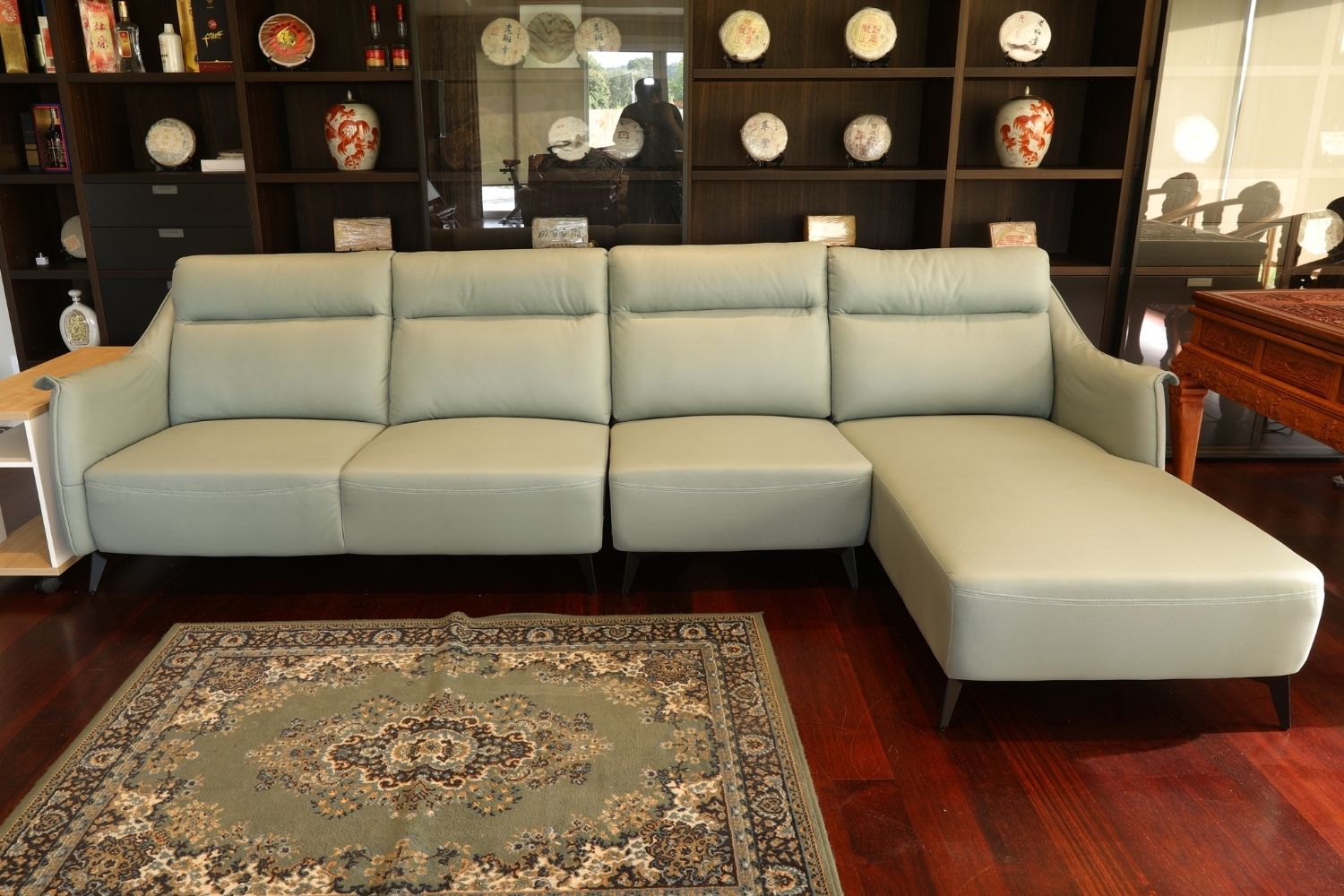 VIRGINIA Sectional Sofa (Light Green)
