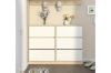 Picture of MARK 60/80 3DRW Shoe Cabinet (Oak-White Colour)