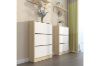 Picture of MARK 60/80 3DRW Shoe Cabinet (Oak-White Colour)