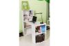 Picture of FRESNO D55 Desk with Double Side Bookcases (White)