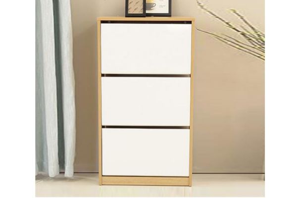 Picture of MARK II 80 Shoe Cabinet (Oak-White)