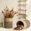 Picture of WALL HANGING Cotton Rope Plant Basket/ Storage Organizer /Planter