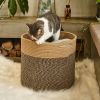 Picture of Cotton Rope Laundry Basket/ Organizer /Planter Dia 40 Bi-Color