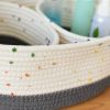 Picture of COTTON ROPE Organizer/ Storage Basket 3 Piece As A Set