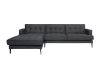 Picture of MADDOX Sectional Fabric Sofa (Grey) - Chaise Facing  Left