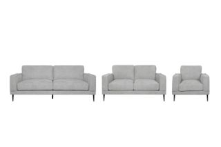 Picture of LONG ISLAND Fabric Sofa (Light Grey) - 3+2+1 Sofa Set