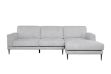 Picture of LONG ISLAND Sectional Fabric Sofa (Light Grey) - Chaise Facing Right