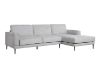 Picture of LONG ISLAND Sectional Fabric Chaise Facing Right Sofa (Light Grey)