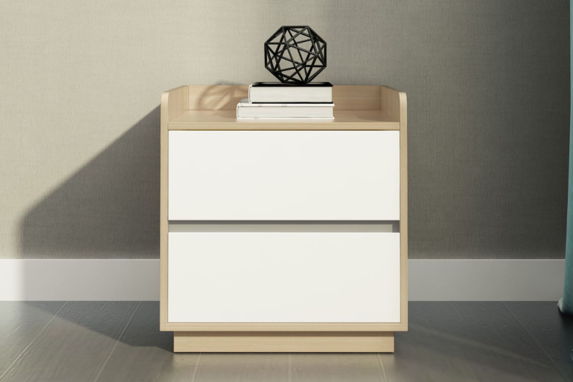 CELIA 2Drawer Bedside Table