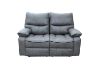 Picture of CARINA Air Leather Recliner Sofa (Grey) - 2RR Seat