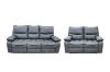 Picture of CARINA Air Leather Reclining Sofa Range (Grey)