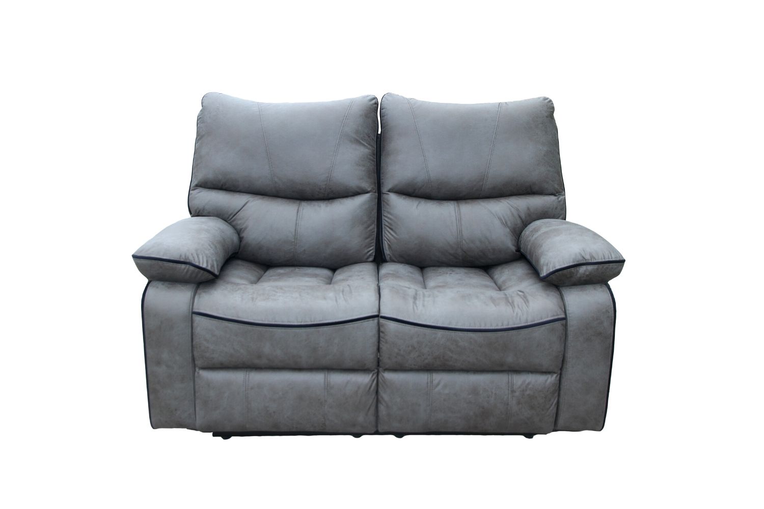 CARINA Air Leather Recliner Sofa (Grey) 1R Seat