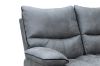 Picture of CARINA Air Leather Recliner Sofa (Grey) - 3RRC Seat