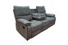 Picture of CARINA Air Leather Reclining Sofa Range (Grey)
