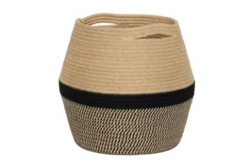 Picture of LARGE Cotton Rope D37 Laundry Basket/ Organizer /Planter 