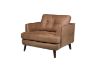 Picture of BARRET 3/2/1 Seater Air Leather Sofa (Brown)