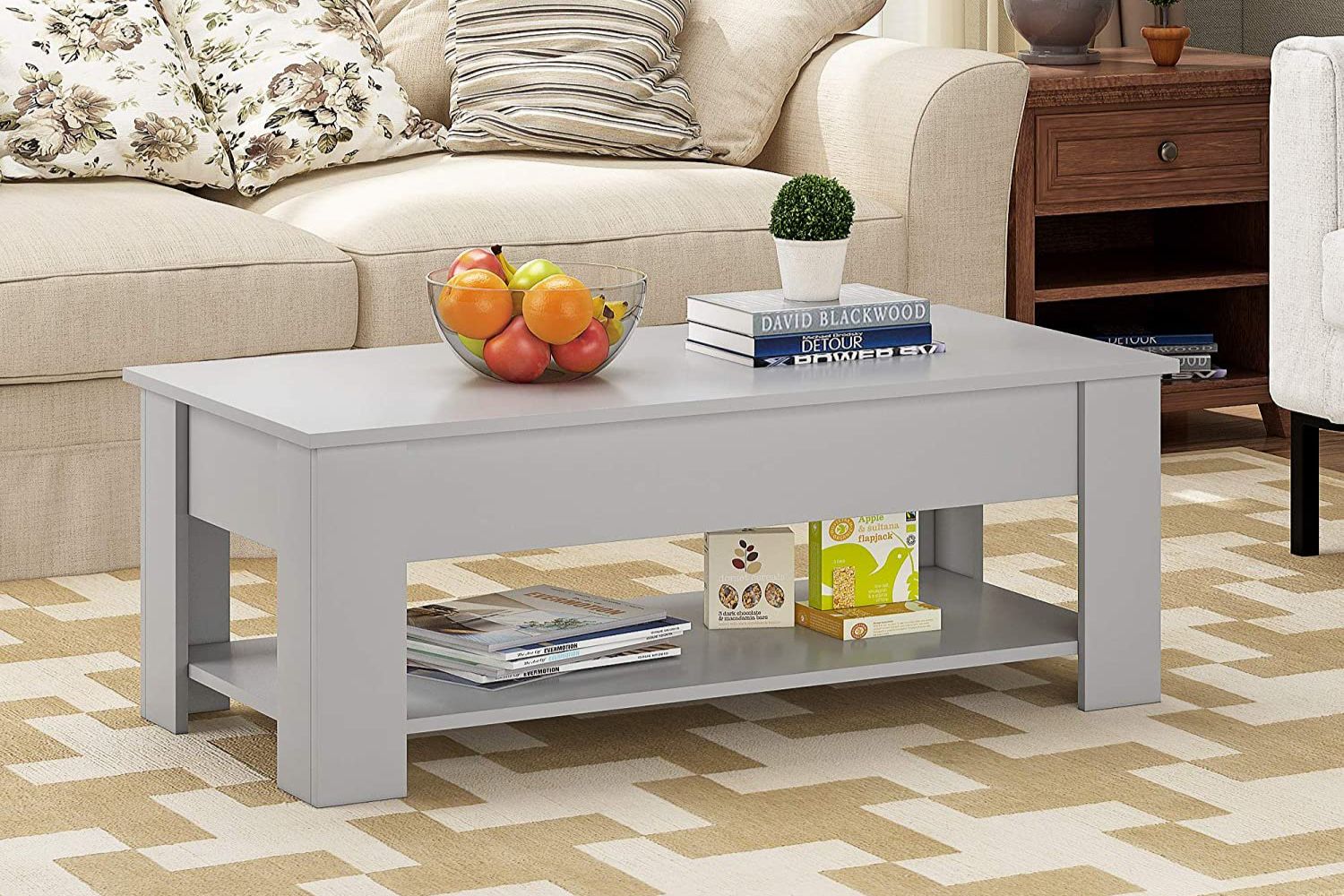 NELSON LiftTop Coffee Table (Grey)