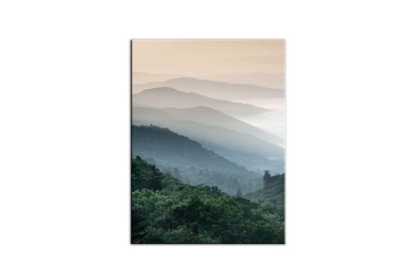 Picture of MORNING MOUNTAINS - Frameless Canvas Print Wall Art (80cm x 60cm)