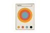 Picture of BAUHAUS CIRCLE POSTER (1919) - Wood Colour Framed Canvas Print Wall Art (80cm x 60cm)