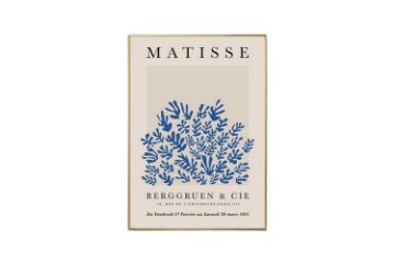 Picture of MATISSE SHEAF - Wood Colour Framed Canvas Print Wall Art (80cm x 60cm)