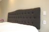 Picture of RAVENNA Button-Tufted Super King Headboard (Dark Grey)