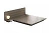 Picture of YORU Japanese Bed Base Set with Headboard (Dark Grey) - 3PC Set (Queen)